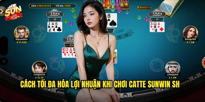 Cách tối đa hóa lợi nhuận khi chơi Catte Sunwin sh